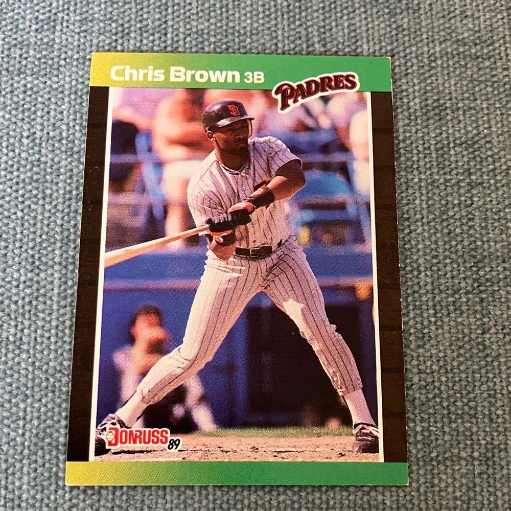 1989 Donruss San Diego Padres Baseball Card Trading Card